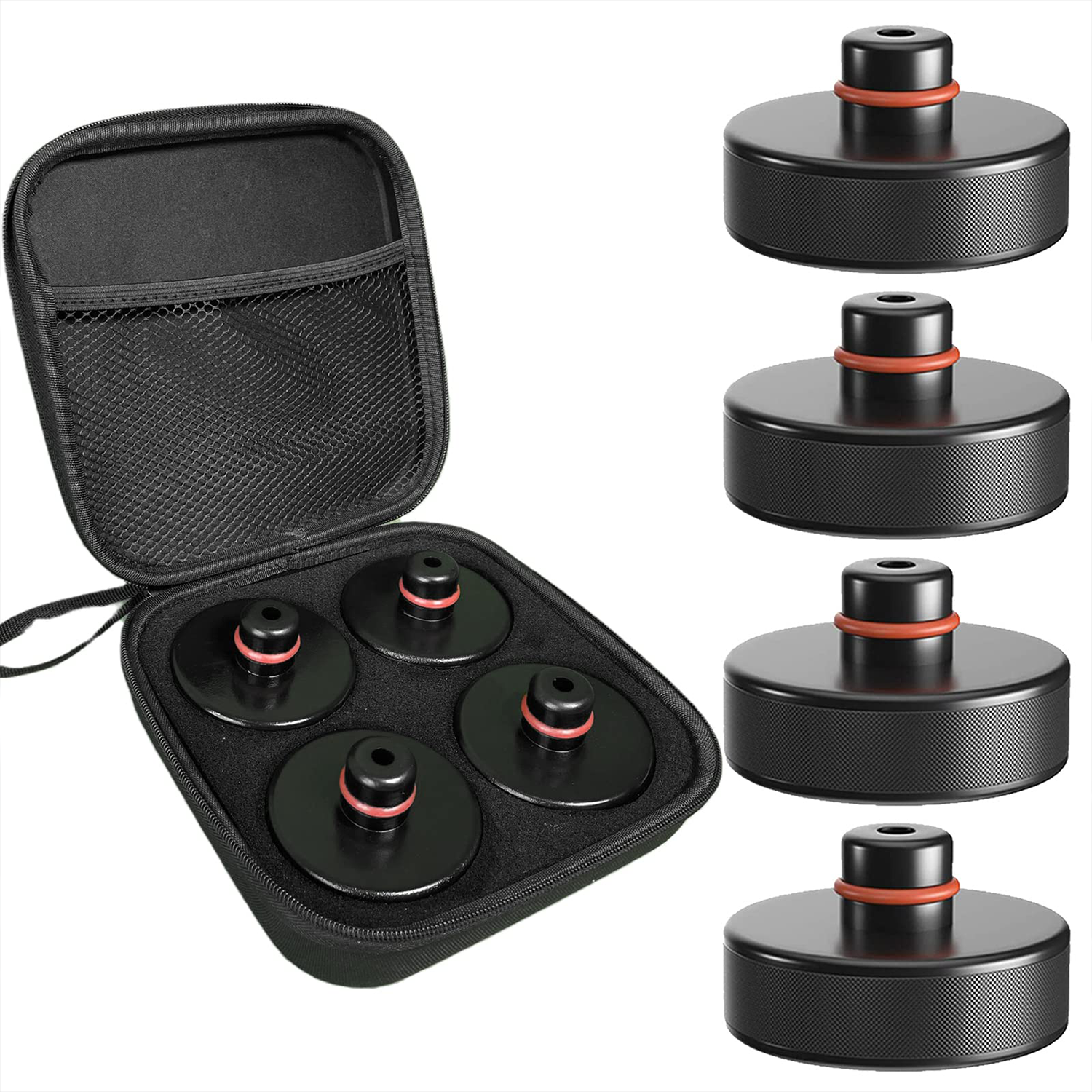 TaddonJack Pads Adapter with Storage Bag for Tesla Model 3/Y/S/X