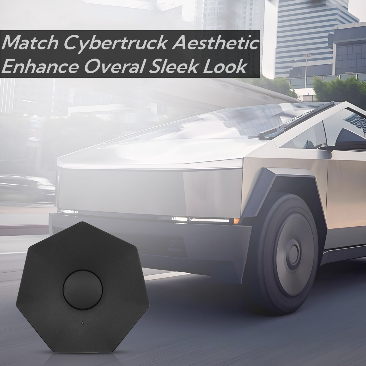 TaddonHeptagon  Wheel Hub Cover Center Caps for Tesla Cybertruck