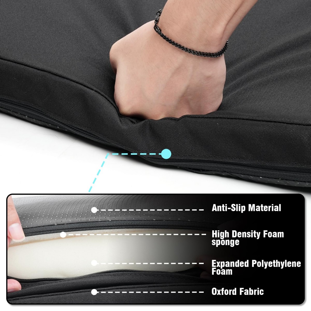 TaddonMulti-Functional Frunk Seat Cushion for Tesla Cybertruck