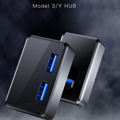 TaddonGlove Box Expansion Dock USB Extender Hub Converter Accessories for Tesla Model 3/Y/S/X