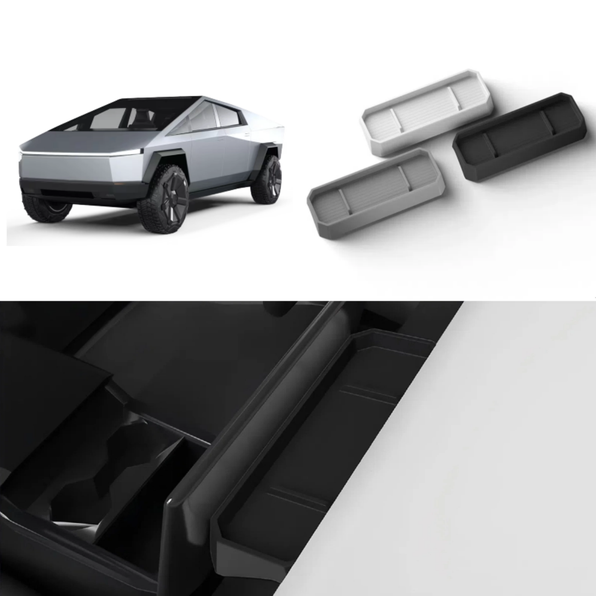 TaddonSilicone Dashboard Storage Box for Tesla Cybertruck