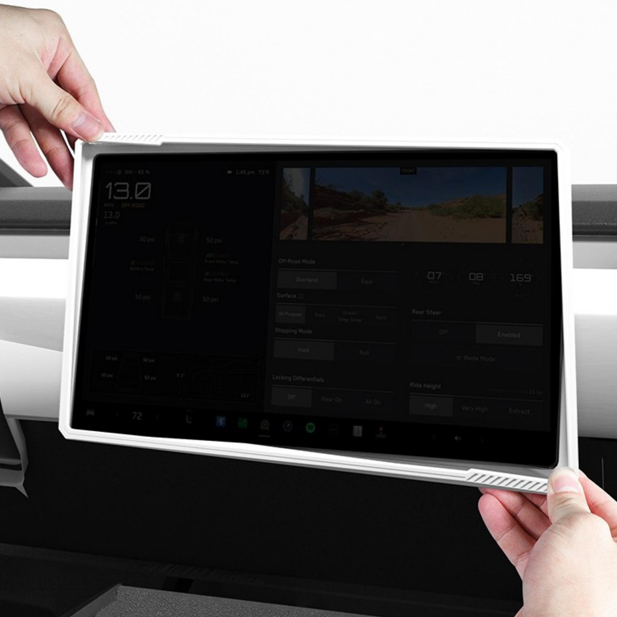 TaddonCentral Display Silicone Protective Cover for Tesla Cybertruck