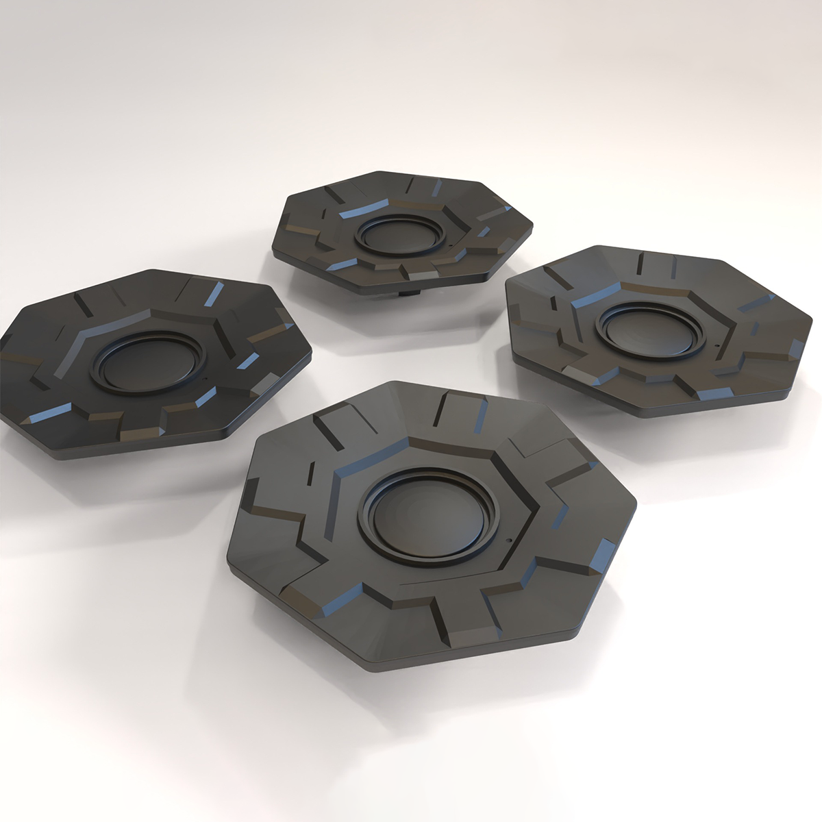 TaddonHeptagon  Wheel Hub Cover Center Caps for Tesla Cybertruck