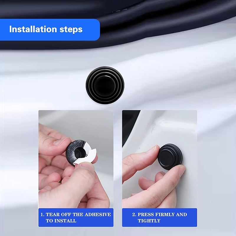 TaddonCar Door Shock Absorber Rubber Pad for Tesla Model 3/Y/S/X - Enhanced Noise Reduction