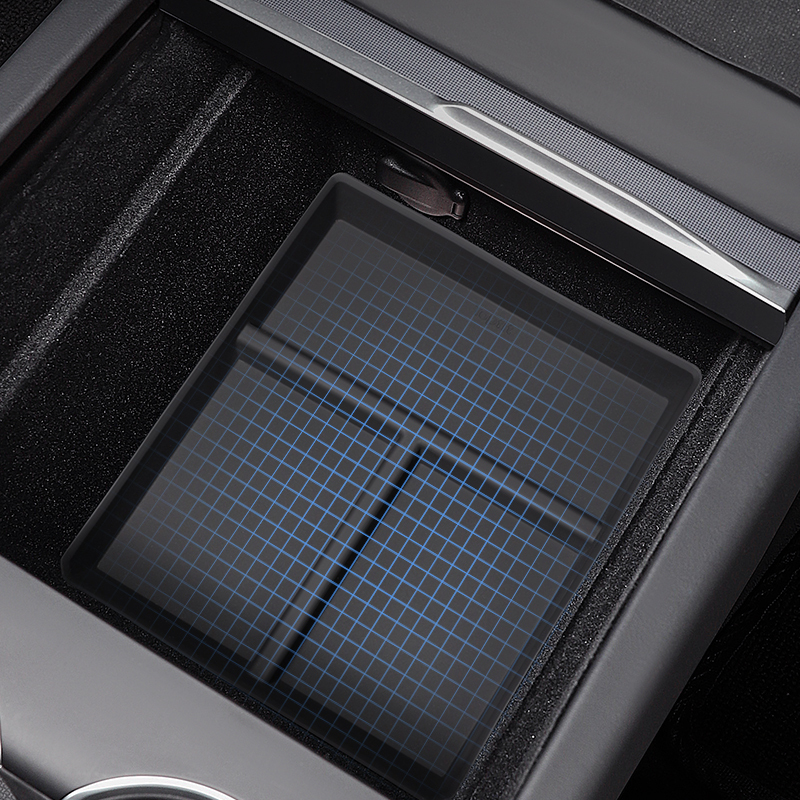 TaddonCenter Console Bottom Storage Tray for Tesla Model 3 Highland