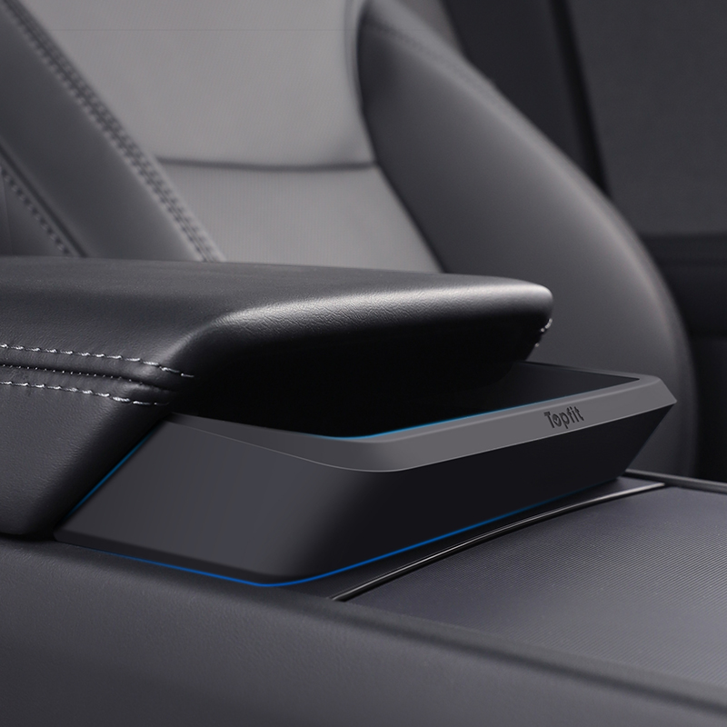 TaddonCenter Armrest Hidden Storage Box for Tesla Model Y/3/Highland