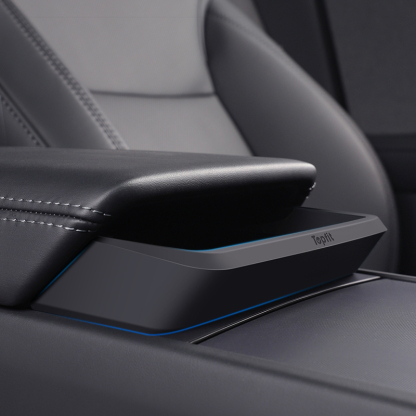 TaddonCenter Armrest Hidden Storage Box for Tesla Model Y/3/Highland