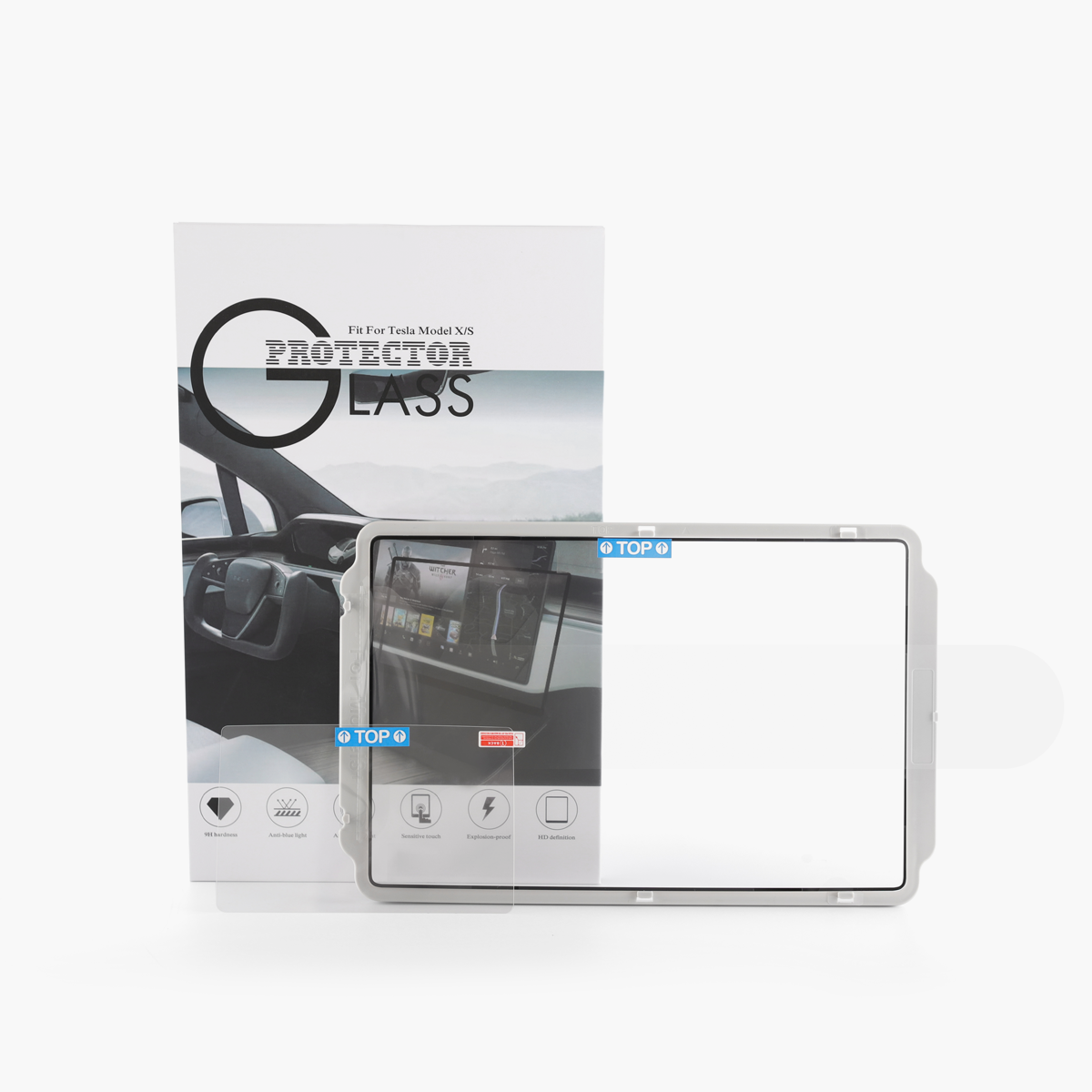 TaddonTempered Glass Screen Protector for Model 3 Highland 2024