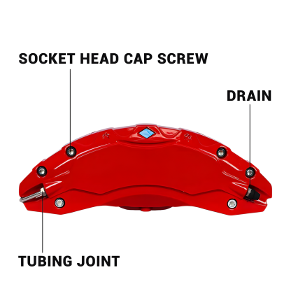 TaddonBrake Caliper Covers for Tesla Model 3/Y (4 Pcs)