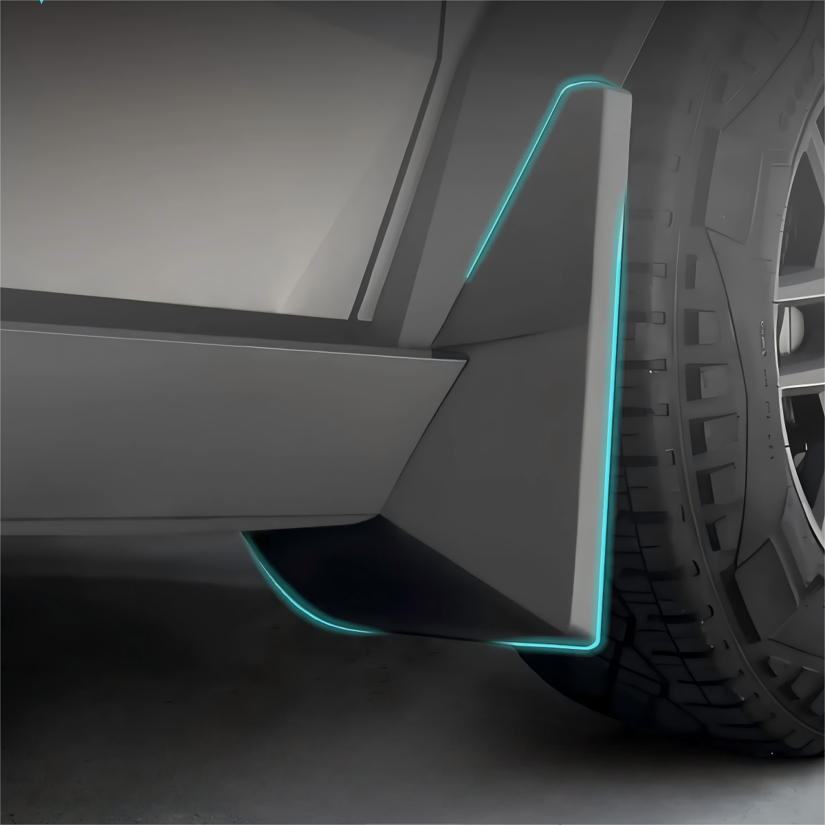 TaddonMud Flaps Splash Guards for Tesla Cybertruck