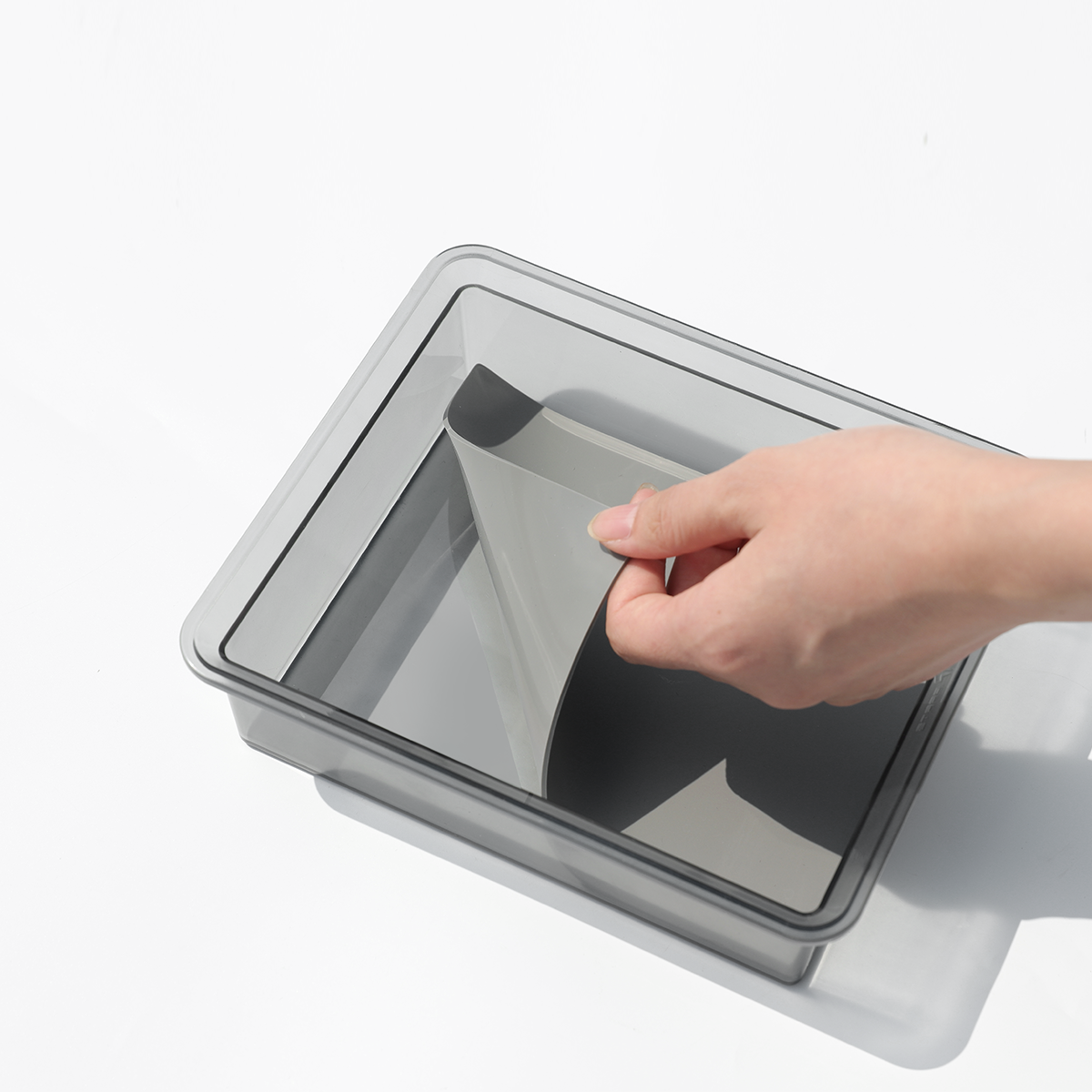 TaddonArmrest Clear Storage Box/Gen 2.0 Console Clear Storage Drawer for Tesla Model Y & Model 3