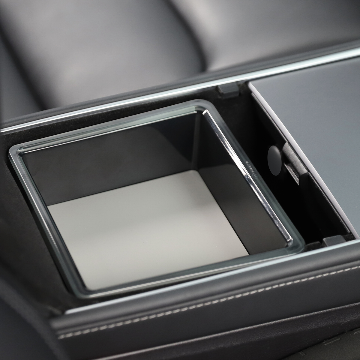TaddonArmrest Clear Storage Box/Gen 2.0 Console Clear Storage Drawer for Tesla Model Y & Model 3