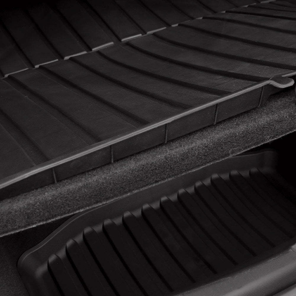 TaddonAll-Weather Cargo Liners Set with Seats Back Protector Mats for Tesla Model 3