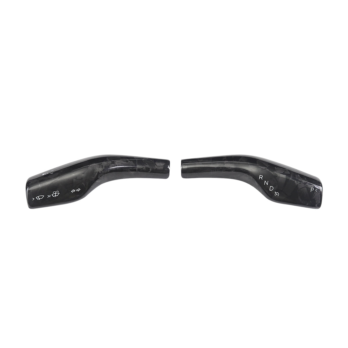 TaddonReal Carbon Fiber Stalk Cover for Tesla Model 3 & Y