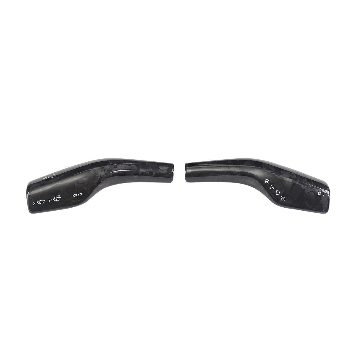 TaddonReal Carbon Fiber Stalk Cover for Tesla Model 3 & Y