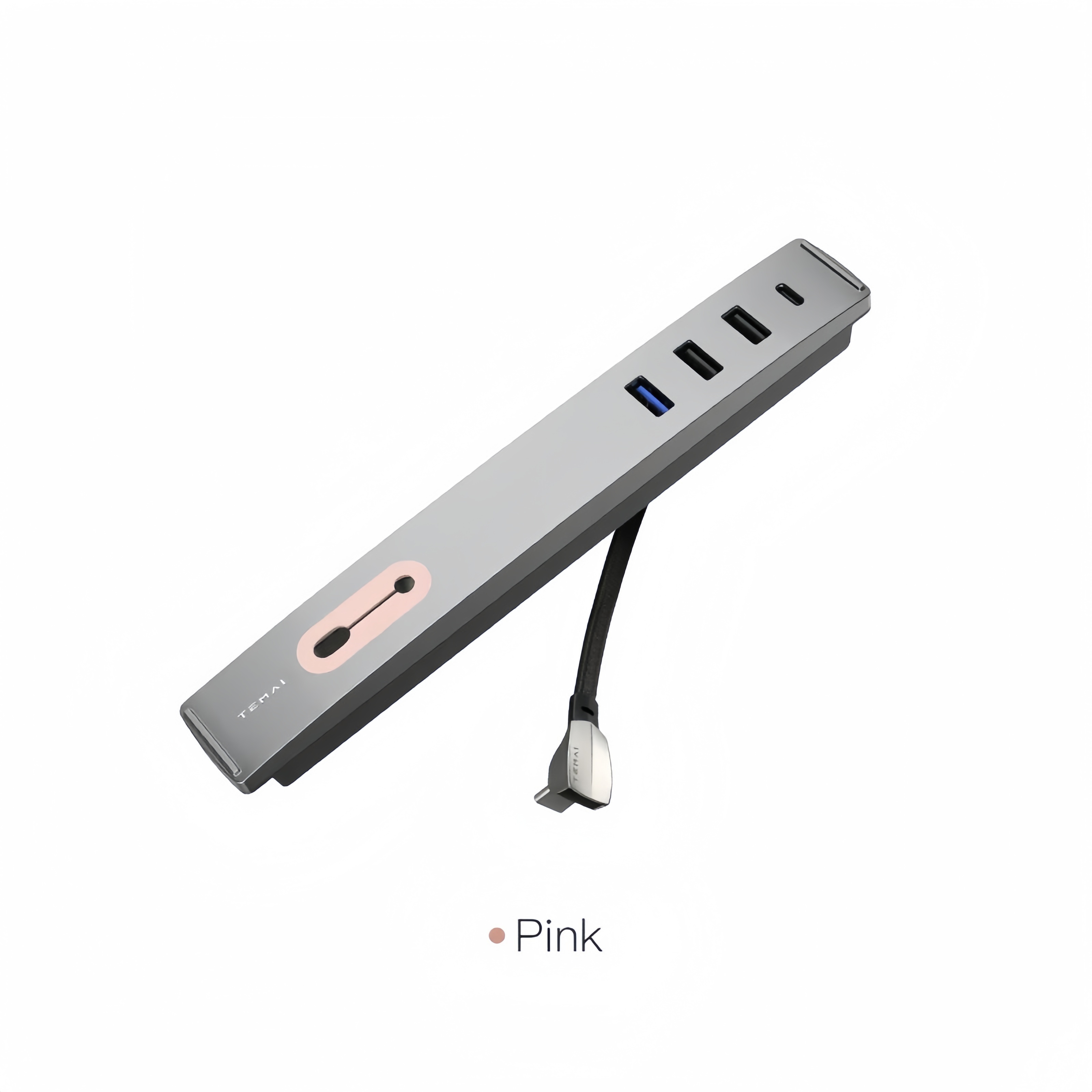 Taddon4-Port Adapter for Tesla Model 3/Y – Central Console Charging Hub