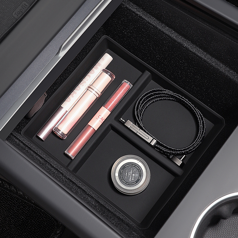 TaddonCenter Console Bottom Storage Tray for Tesla Model 3 Highland