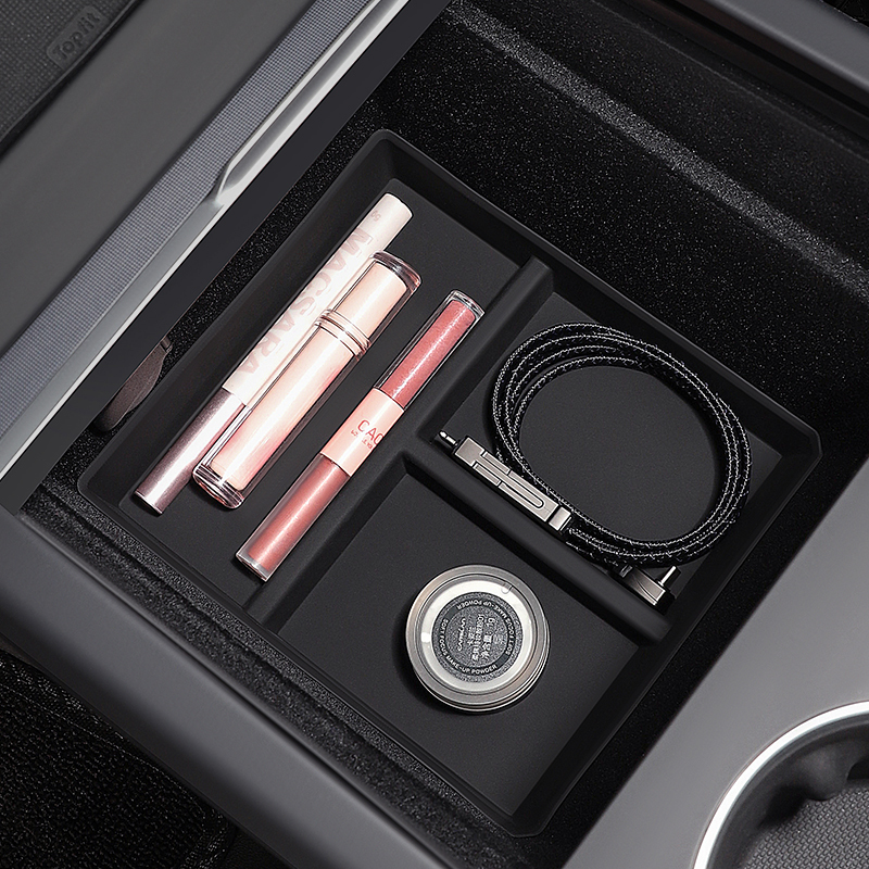 TaddonCenter Console Bottom Storage Tray for Tesla Model 3 Highland