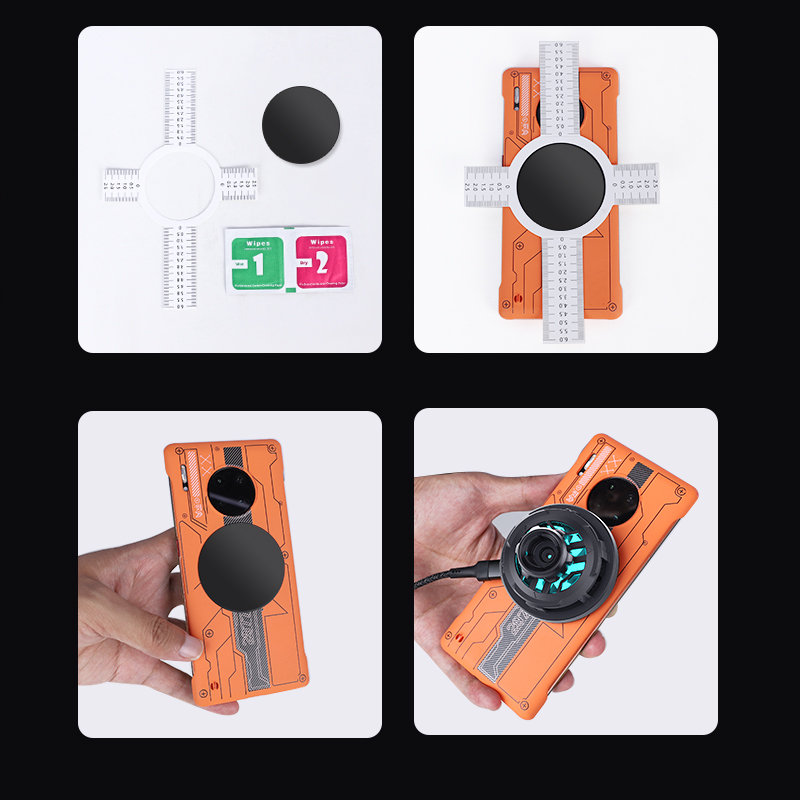 TaddonMagnetic Cooling Wireless Charging Car Phone Holder for Tesla