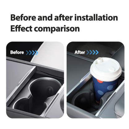 TaddonCenter Console Cup Holder for Tesla Model 3 Highland