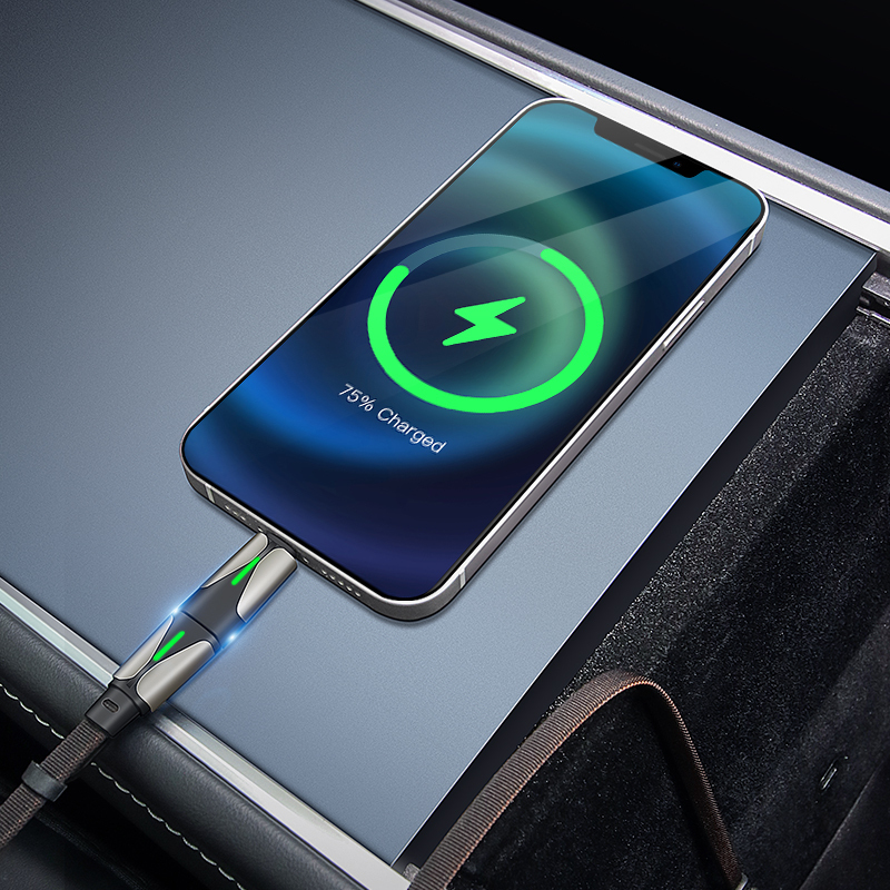 TaddonModel 3/Y Charging Cable – Android Type-C & Apple Fast Charging