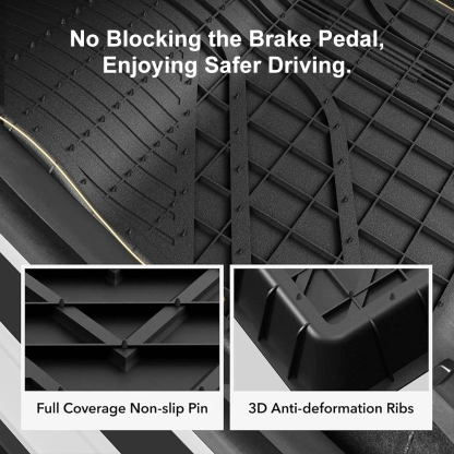 TaddonCustom Floor Mats / Trunk Mats TPE Material & All-Weather Protection for Tesla Model 3 Highland 2024