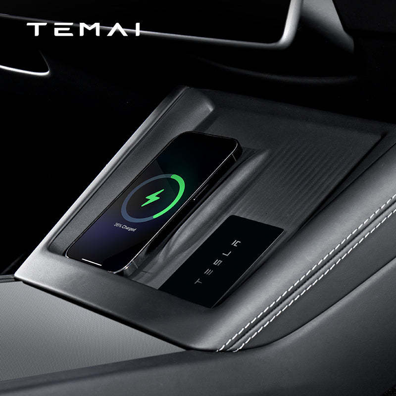 TaddonCenter Console Wireless Charging Silicone Pad for Tesla Model 3 Highland