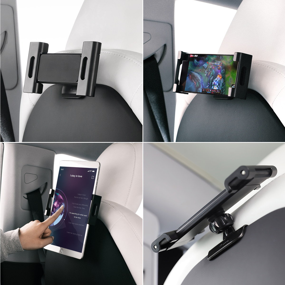 TaddonBackseat Headrest Tablet Mount