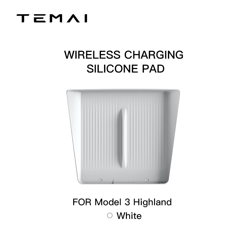 TaddonCenter Console Wireless Charging Silicone Pad for Tesla Model 3 Highland