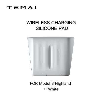 TaddonCenter Console Wireless Charging Silicone Pad for Tesla Model 3 Highland