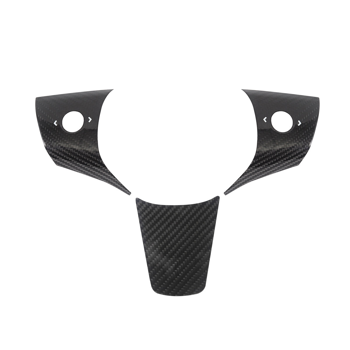 TaddonReal Carbon Fiber Steering Wheel Cover for Model 3/Y