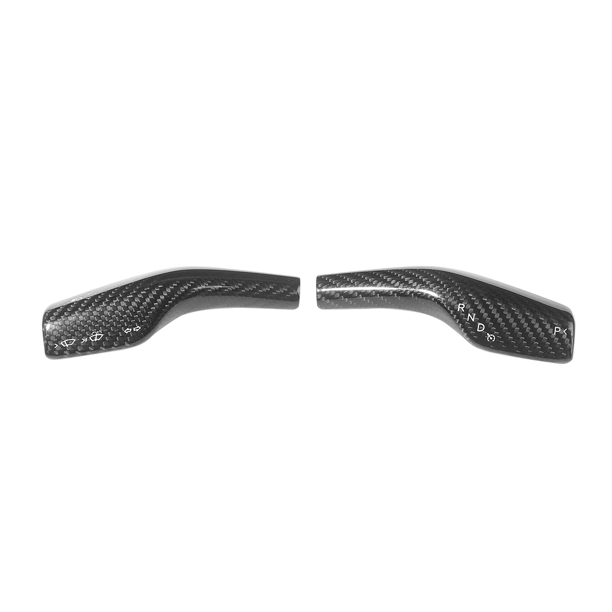 TaddonReal Carbon Fiber Stalk Cover for Tesla Model 3 & Y