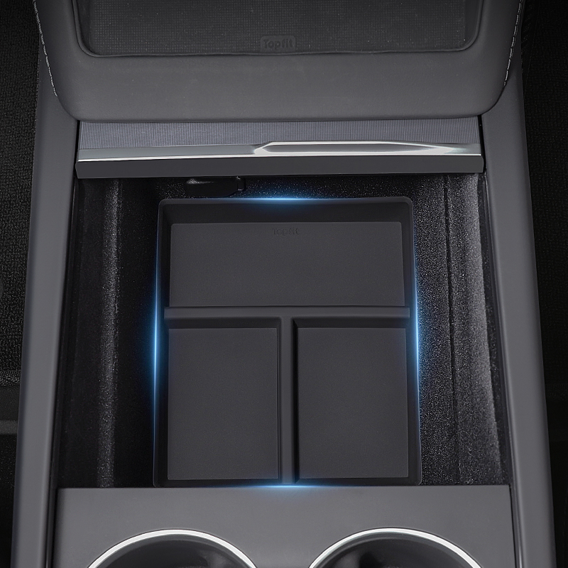 TaddonCenter Console Bottom Storage Tray for Tesla Model 3 Highland