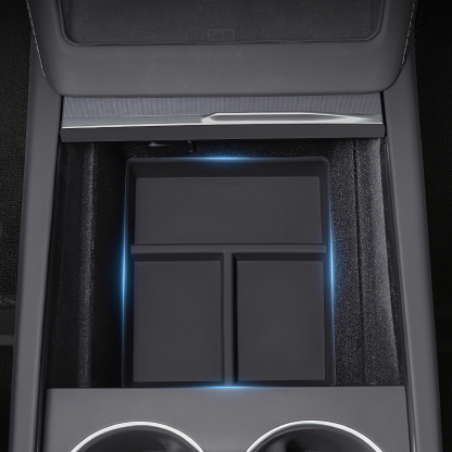 TaddonCenter Console Bottom Storage Tray for Tesla Model 3 Highland