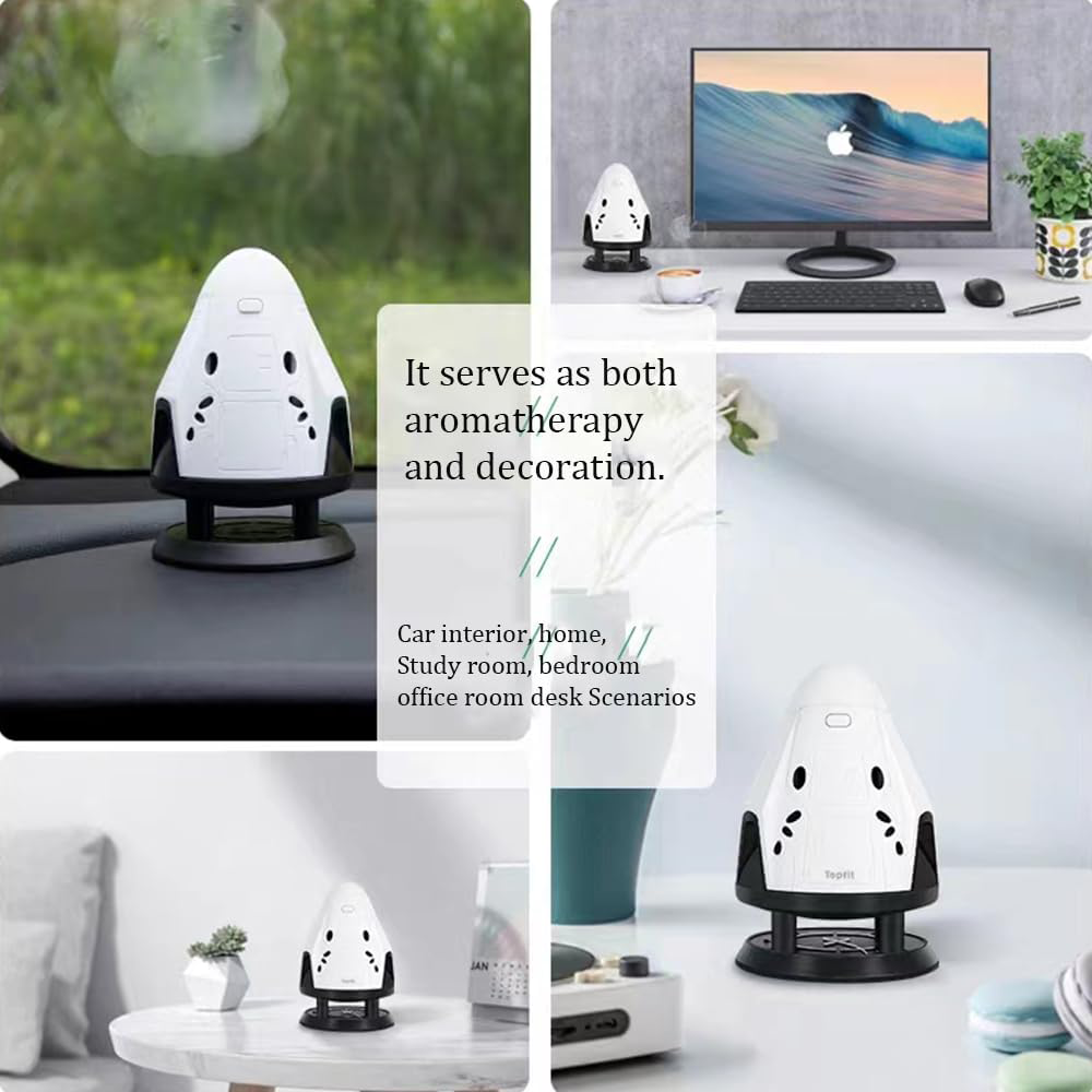 TaddonUniversal Car Aromatherapy Smart Dragon Spaceship  Diffuser