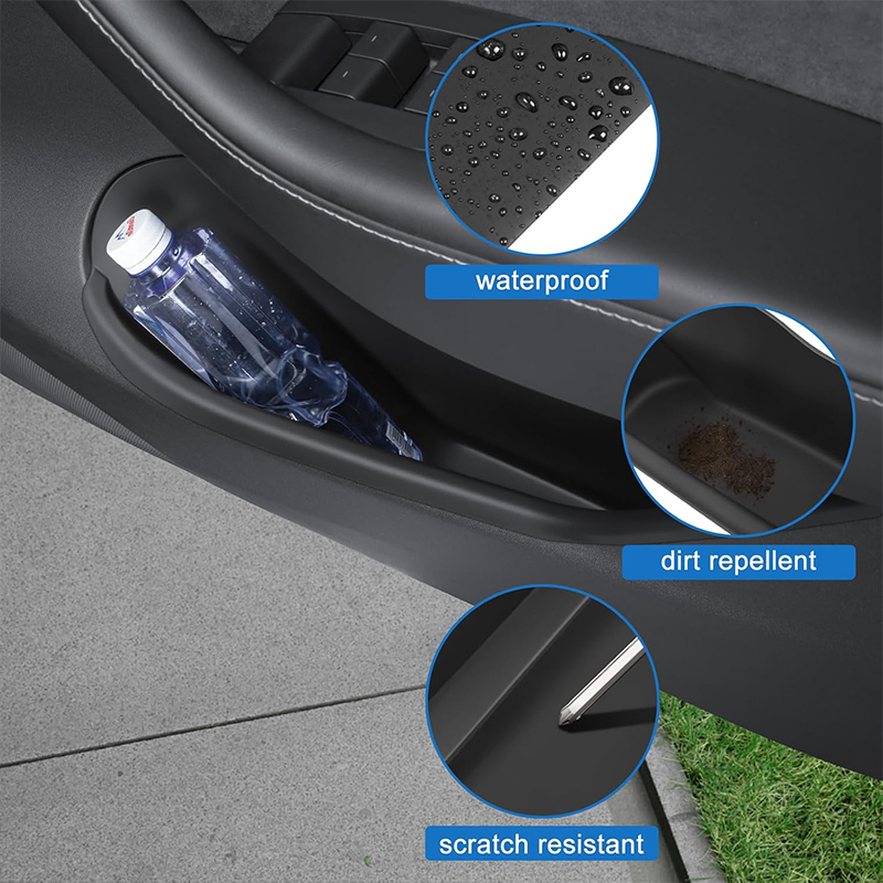 TaddonFront Door Side Storage Compartment Set for Tesla Model Y