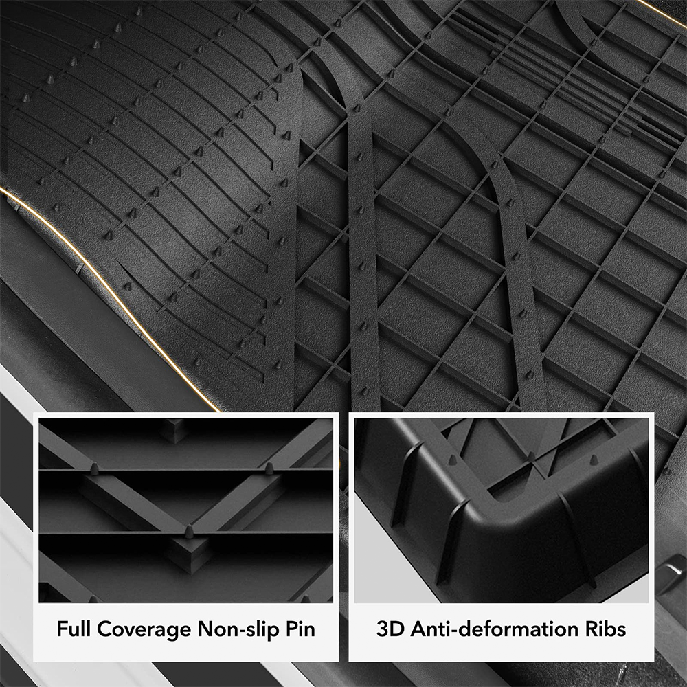 TaddonCustom Floor Mats & Trunk Mats TPE Material & All-Weather Protection for Tesla Model S 2022-2024