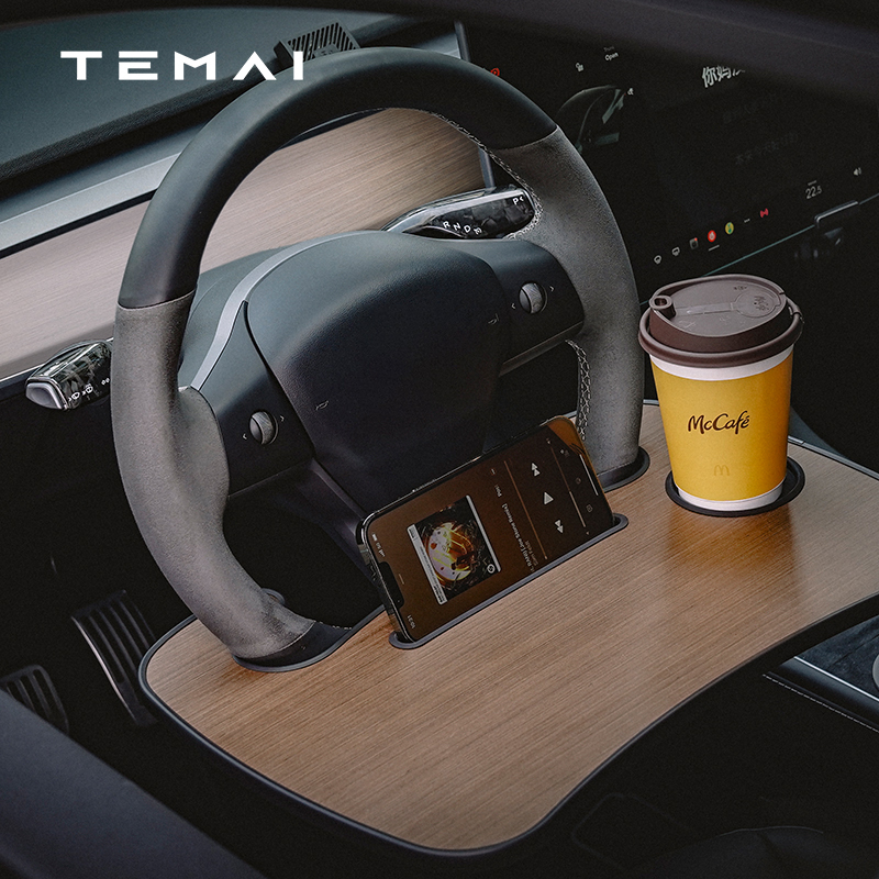 TaddonSteering Wheel Tray for Model 3/Y (Round Steering Wheel ONLY)