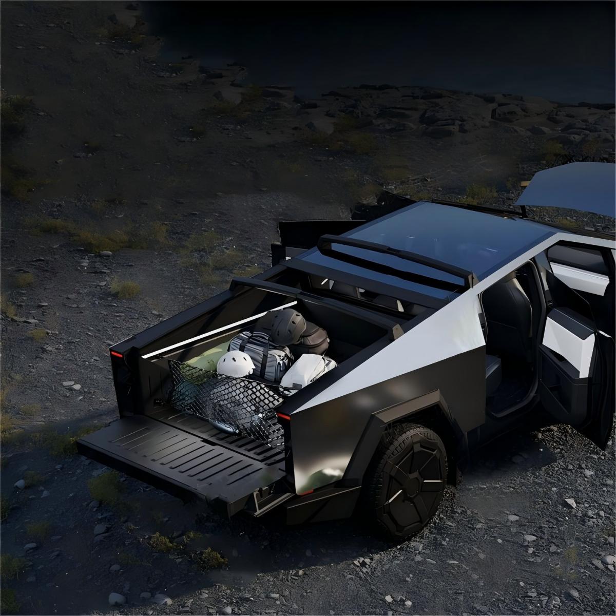 TaddonRear Bucket Fixed Mesh Pocket for Tesla Cybertruck