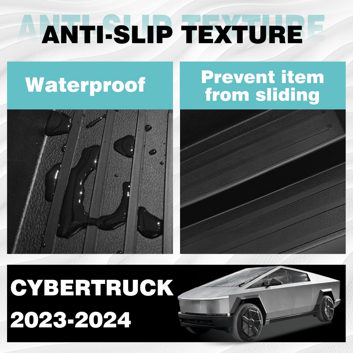 TaddonConsole Bottom TPE Tray for Tesla Cybertruck