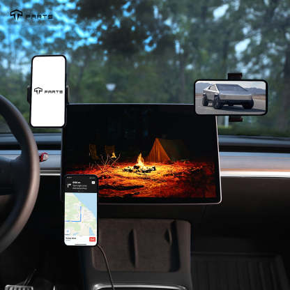 TaddonFoldable Cellphone Holder-MagSafe Charging Mount for Tesla Model 3 & Y