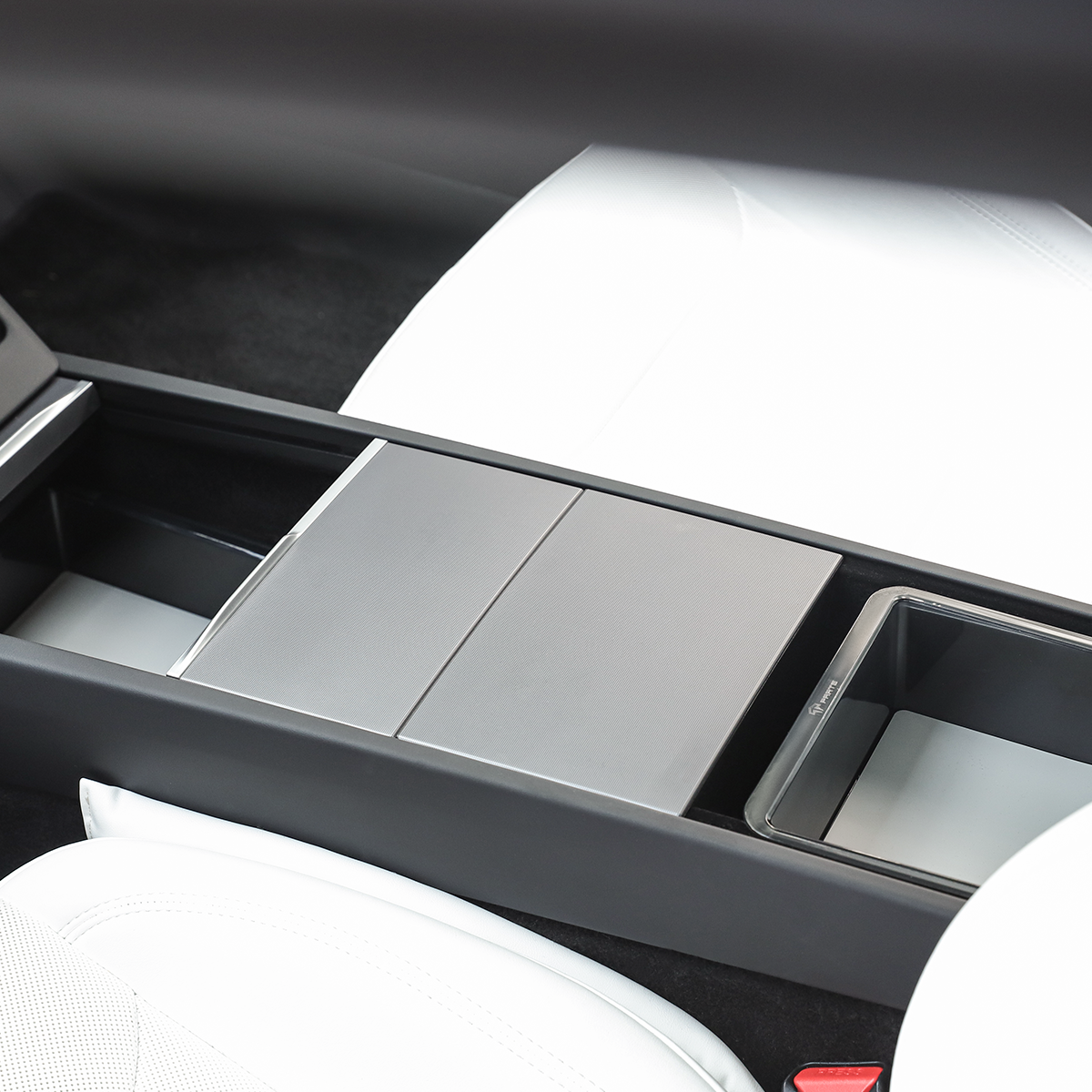 TaddonArmrest Clear Storage Box/Console Clear Storage Drawer for Tesla Model 3 Highland