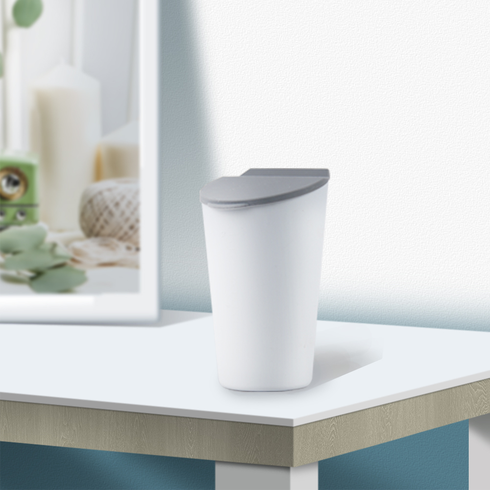 TaddonPortable Car Trash Bin with Lid – Center Console Organizer