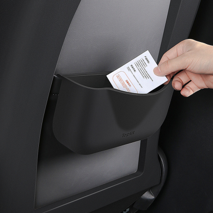 TaddonSeatback Hanging Storage Pocket for Tesla Model 3/Y – Silicone Organizer