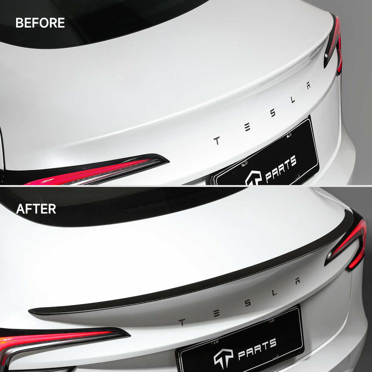 TaddonReal Carbon Fiber Performance Spoiler for Tesla Model 3 Highland