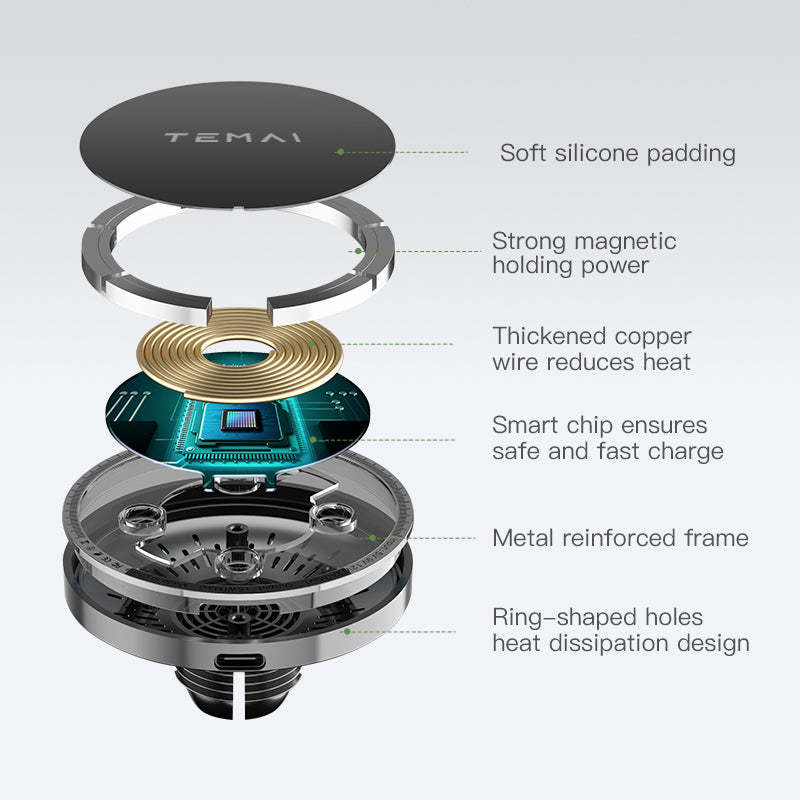 TaddonTouchscreen Magnetic Phone Holder for Tesla Model 3/Y/X/S