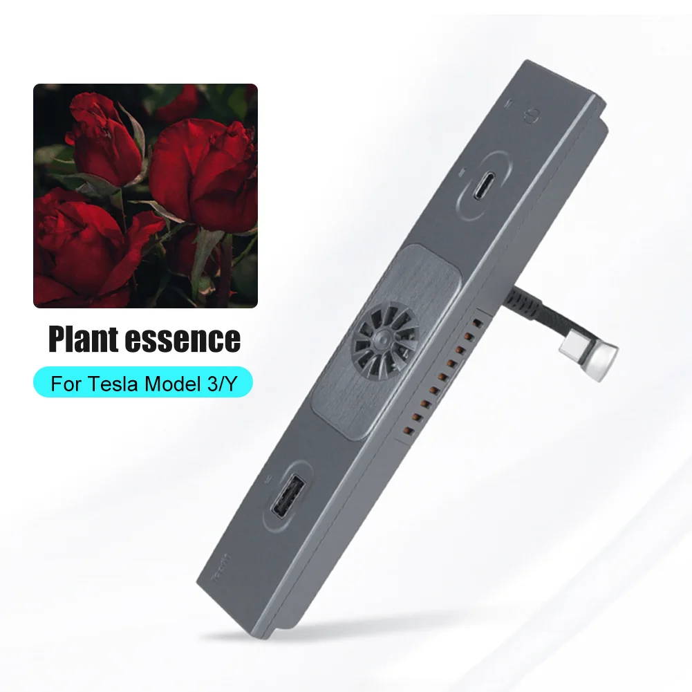 Taddon3-in-1 USB Hub for Tesla Model 3/Y – Fast Charger & Aroma Diffuser