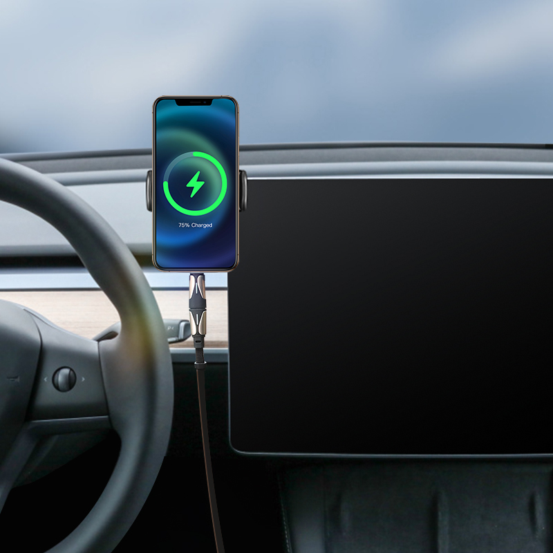 TaddonModel 3/Y Charging Cable – Android Type-C & Apple Fast Charging