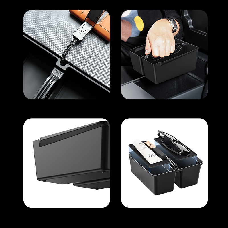 TaddonCenter Console Storage Box for Tesla Model 3 Highland