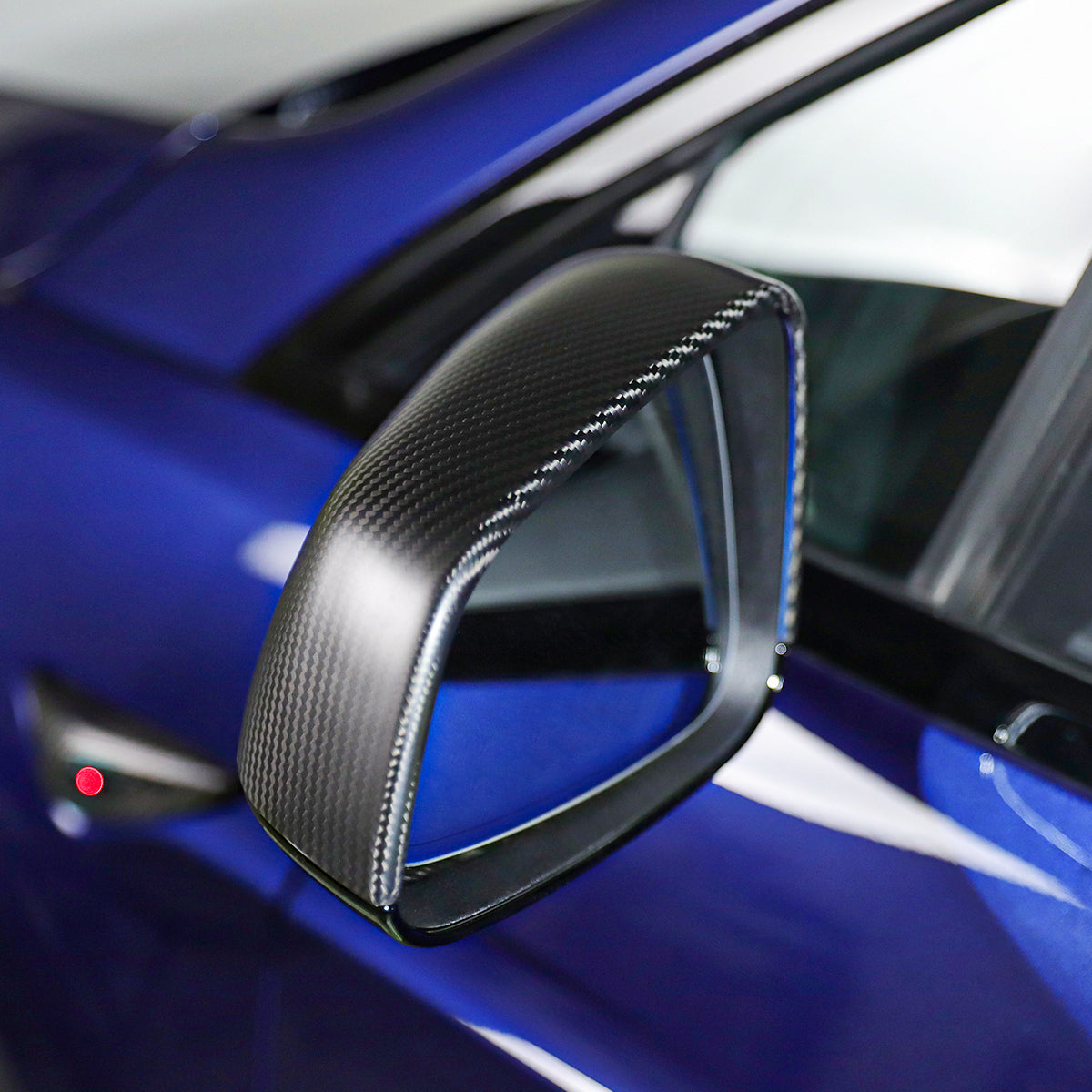 TaddonReal Carbon Fiber Side View Mirror Covers for Tesla Model X